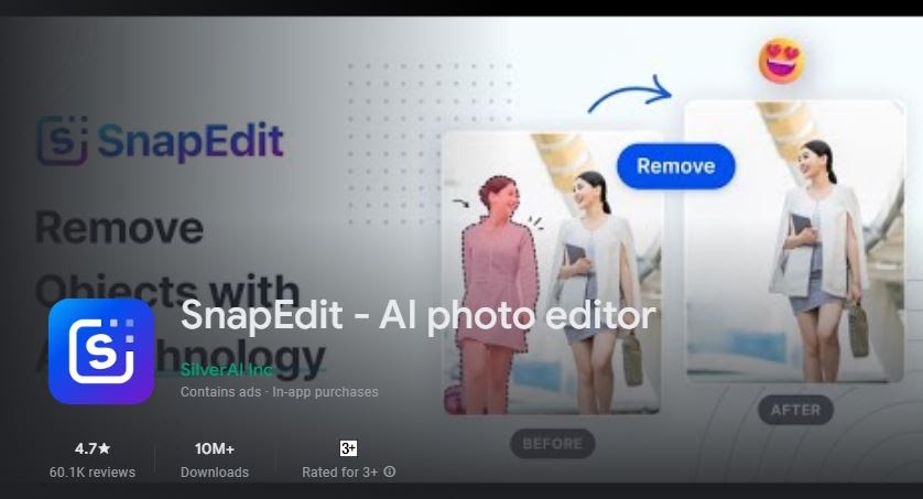 Cara Menghapus Objek yang Tidak Diinginkan Pada Foto Menggunakan SnapEdit